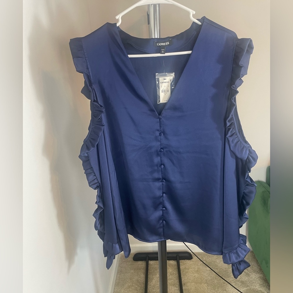 Express Navy Blouse